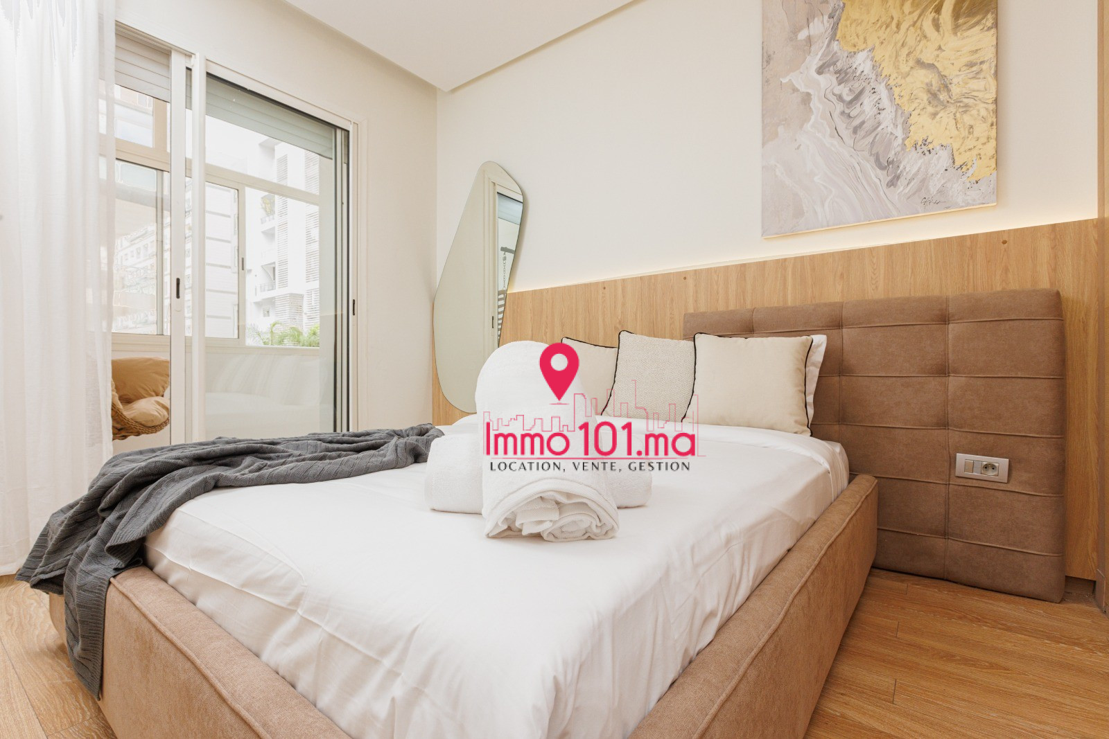 Location appartement meublé à Prestigia-Hay Riad ZLLAM2484